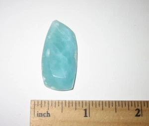 34 mm x 17 mm TOP QUALITÄT POLIERT NATUR LARIMAR STEIN CABOCHON ~ 7,6 Gramm * AA - Bild 1 von 7