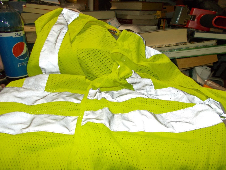 Dickies Green Saftey Vest  - Image 1 of 2
