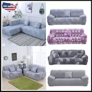 New 1/2/3/4 Seater Sofa Slipcover Furniture Couch Protector Elastic Cover Home - Picture 1 of 57