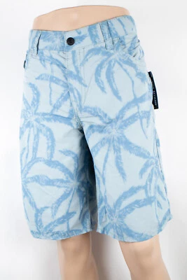 Tabla corta True Religion Ricky diseño de palma azul pizarra 36 para hombre nueva con etiquetas precio de venta sugerido por el fabricante 94,97 USD Foto 1 de 4