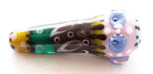 ONE STUNNING LAMPWORK FOCAL BEAD, HAND MADE IN THE UK, PEAR SHAPE, 51 X 23 MM - Picture 1 of 2