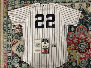 Robinson Cano NY Yankees Autographed Signed Jersey 22 Rookie Year #22 Pinstripes