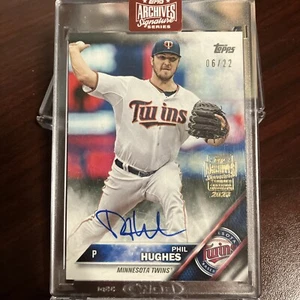 2016 Topps Archiv Signaturen #161 Phil Hughes /22 Autogramm  - Bild 1 von 2