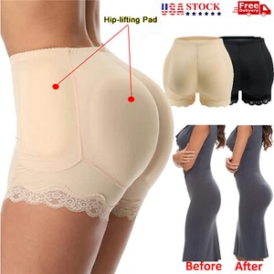 Womens Buttock Padded Enhancer Shaper Panties Underwear Hip FAKE ASS Butt Lifter - Picture 1 of 14
