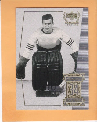 BILL DURNAN #34 1999 00 UPPER DECK CENTURY LEGENDS MONTREAL CANADIENS NM-MT - Image 1 of 2