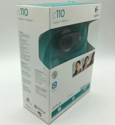 Logitech Webcam C110 - Gray (960-000748) - Image 1 of 3