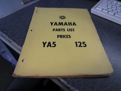 Lista de piezas de fábrica Yamaha 1962 YA5 125cc LIT-10011-36-00 Foto 1 de 4