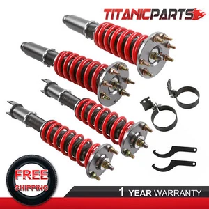 Front & Rear Coilovers Struts For 08-12 Honda Accord 09-14Acura TSX Adj.Height - Picture 1 of 12