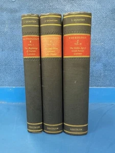 PATROLOGY - Vols 1-3 by Johannes Quasten - 4th. printing 1966 - FREE SHIPPING! - Picture 1 of 14