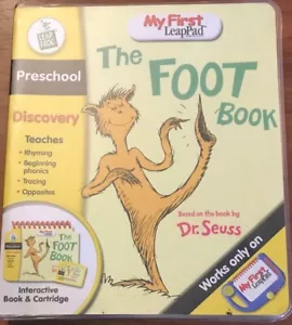 Leap Frog Foot Book Dr Suess My First Leap Pad Interactive Book & Cartridge - Picture 1 of 2