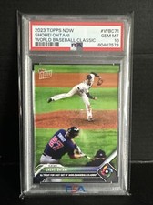 2023 Topps Now Shohei Ohtani Mike Trout PSA 10 #WBC71 World Baseball Classic MLB