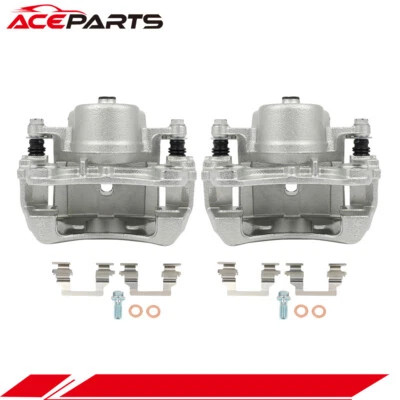 Par de pinzas de freno delanteras para Chevrolet Malibu 2004-2012 Pontiac Solstice 2 piezas Foto 1 de 4