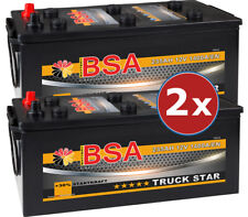 Produktbild - 2x LKW Batterie 12V 235AH Starterbatterie statt 200AH 210AH 220AH 225AH 230AH