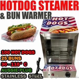Hotdog Steamer Bun Warmer Commercial Sausage Cooker Electric food warmer - Picture 1 of 1