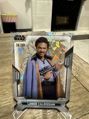 Lando Calrissian /99  Web Pattern  2023 Topps Star Wars High Tek NYCC Exclusive - Image 1 of 4