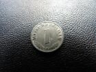 Germany 1942 A 1 Pfennig Coin Rare  Wwii  Eagle  Reichspfennig Zinc Swastika H4