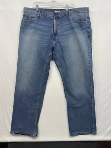 Tommy Hillfiger Azul Jeans Classique 42x32 Hombres Pantalones Calce Clásico - Imagen 1 de 7