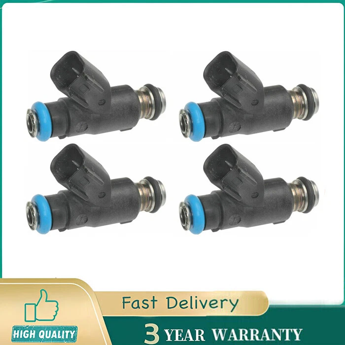 4x Inyectores de combustible aptos para Chevrolet Aveo 2007 2008 2009 2010 2011 2012 2017 Foto 1 de 4