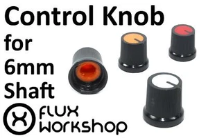 Coloured Control Knob 6mm Shaft Rotary Potentiometer Audio Flux Workshop - Picture 1 of 10