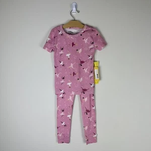 NWT Rumi Ryder Girls Pajamas Long Sleeve Pants Pink Ballerina African American - Picture 1 of 5