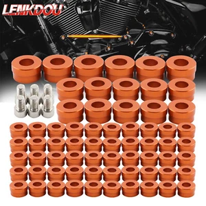 Frame Engine Bolt Topper Caps Cover Kit For Harley Touring Softail Twin Cam Dyna - Picture 1 of 8