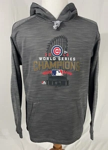 Chicago Cubs 2016 Wolrd Series Champions - Majestic Hoodie Kapuzenpullover - Bild 1 von 4