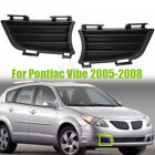1 Pair For Pontiac Vibe 2005 2006-2008 Left & Right front bumper Fog Light Cover