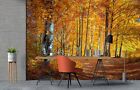 3D Yellow Trees B5717 Wallpaper Wall Mural Removable Self-adhesive Amy