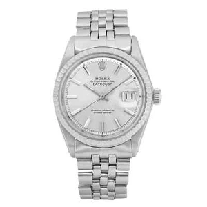 Rolex Datejust 36mm Jubilee Steel Silver Dial Automatic Mens Watch 1603 - Picture 1 of 6