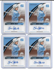 2016 Panini Collegiate North Carolina Auto #SB-NC Skye Bolt