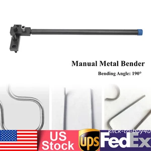 Manual Steel Bar Bender Metal Iron Bending Tool Adjustable Bending Machine 12mm - Picture 1 of 21