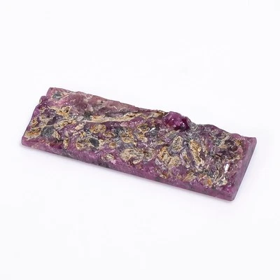 13.5 Ct. Rare Top Grade Quality 100% Natural Pink pyrite Ruby druzy Fancy Shaped - Image 1 of 4