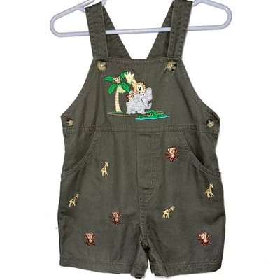 Pantalones Cortos GoodLad Bebé Niño Animal de la Selva Verde Ejército Algodón Talla 18M Foto 1 de 4