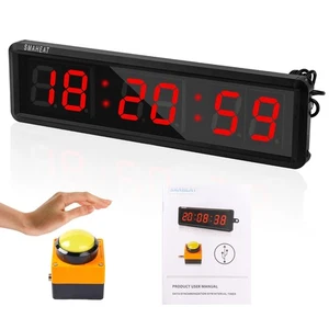 Temporizador de fitness con botón de cronómetro, adecuado para escuela/examen/ejercicio en casa/G... - Imagen 1 de 6
