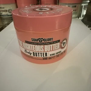 Soap & Glory The Righteous Butter Original Pink Rose & Bergamot 10.1oz 300ml - Picture 1 of 3