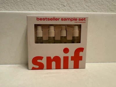 Snif Bestseller Sample Set Eau De Toilette Fine Fragrance Perfume Spray 4 x 2ml - Image 1 of 2