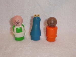 Fisher Price Little People Vintage Galleta de Plaza Sésamo Monstruo Hooper Gordon - Imagen 1 de 3