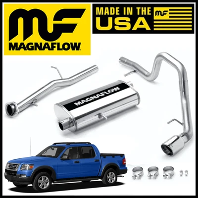 MagnaFlow Street Cat-Back Exhaust System 2007-2010 Ford Explorer Sport Trac 4.6L - Image 1 of 3