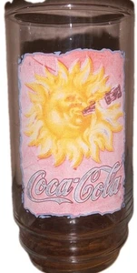Coca-Cola Sammelglas Sun Sipping Coke Soda Pop Werbung - Bild 1 von 4