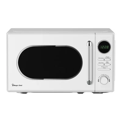 Countertop Microwave, Classic Retro Touch Small Appliance, 0.7 Cubic Ft, White - Image 1 of 4