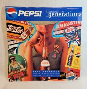 Vintage Pepsi-Cola 1999 Calendar - Through the Generations, 100th Anniversary - Picture 1 of 7