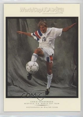 Copa Mundial de Cubierta Superior 1994 inglés/español Walter Iooss retratos Chris Henderson Foto 1 de 2