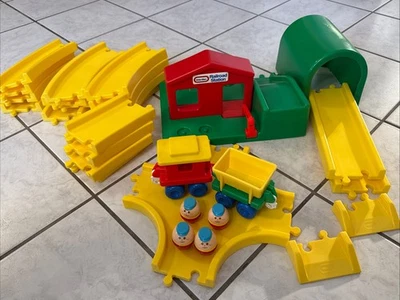 Винтажные Little Tikes Creative Железная дорога Дорога Железнодорожный вокзал Треки Люди - Изображение 1 из 4