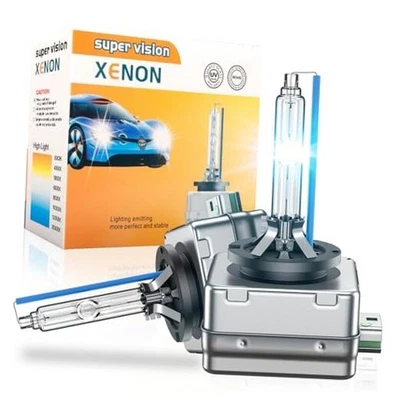 Bombillas de faros de xenón D3S HID, 8000K blanco azul, 35 W mejoradas 350 % D3S-8000K Foto 1 de 4