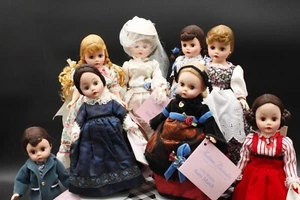 Vintage Madame Alexander 8 Little Women Doll Lot 10" & 8" Cissette Legend Bride - Picture 1 of 21