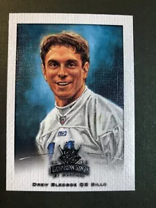 Donruss Gridiron Kings Silver Drew Bledsoe Buffalo Bills #7 2002 - Imagen 1 de 4
