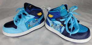 NIKE AIR JORDAN 1 MID (TD) "FLY" BLUE VOID-CLEAR-TEAM ROYAL SZ 5C [BV8175-400] - Picture 1 of 6
