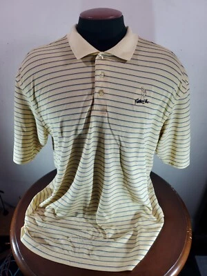 Camisa polo masculina fiddlers cotovelo XL poliéster MULTICOLOR listrada bordada Tehama - Imagem 1 de 4