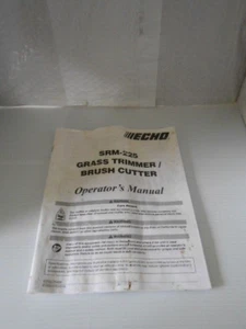 ECHO SRM-225 GRASS TRIMMER BRUSH CUTTER T-902 OWNERS MANUAL - Picture 1 of 16