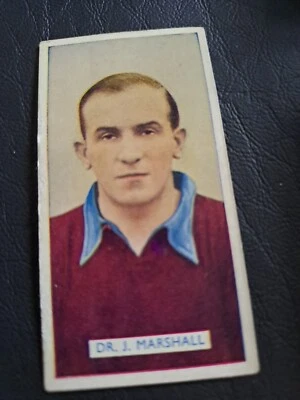 (B134) CARRERAS, FAMOUS FOOTBALLERS, Dr J MARSHELL, WEST HAM, 1935  # 2 - Image 1 of 2